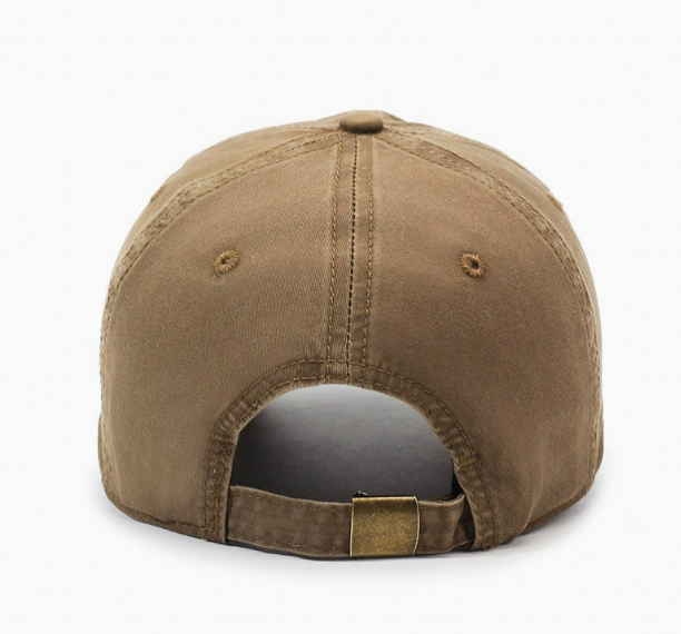 Embroidered Adjustable Wide-brimmed Baseball Cap-100% Cotton Cartoon Character Common Fabric