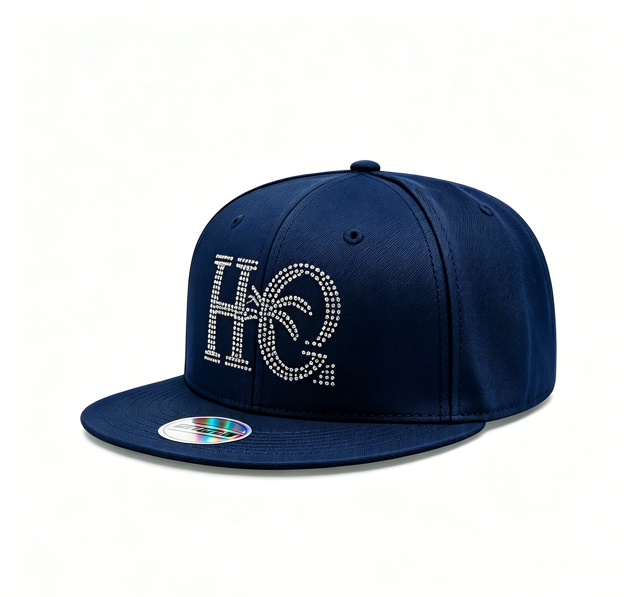 2026 New Arrival Rhinestone Drill Snapback Hat Wholesale Flat Bill Hip Hop Baseball Cap Bling Stone Embellished Street Headwear