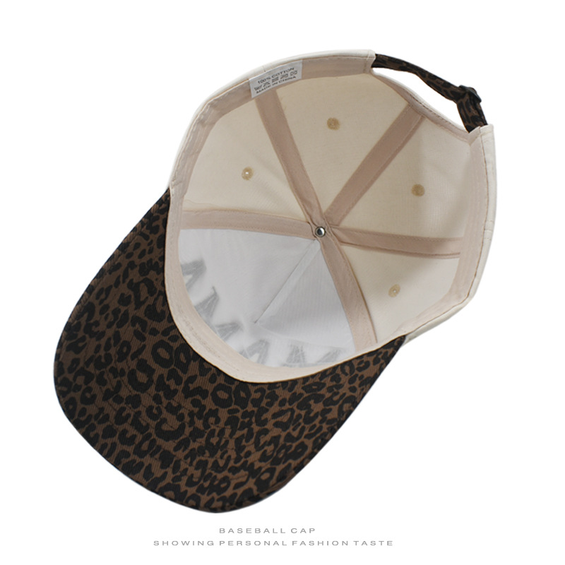 Three-dimensional Embroidered Letter Color-block Baseball Cap Embroidered for Both Men and Women