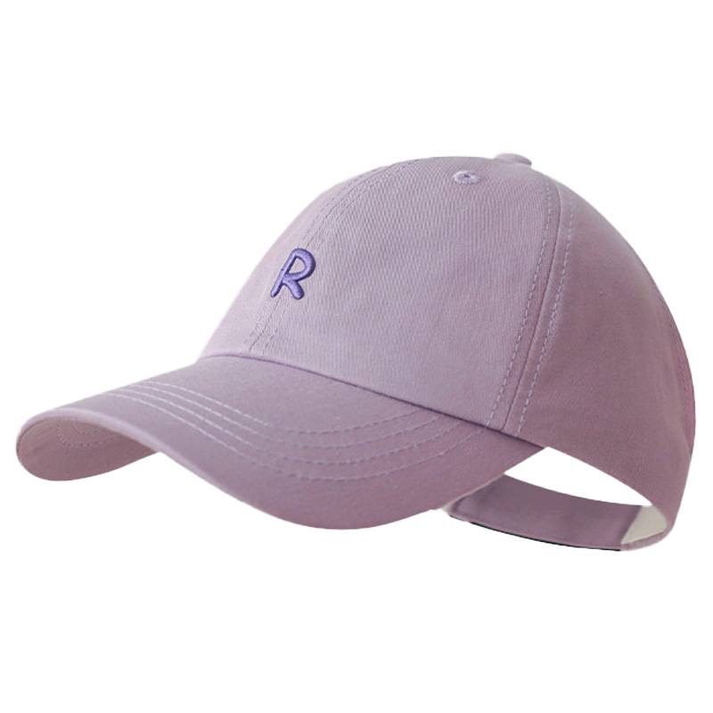 Summer Open-brim Baseball Cap for Women Suitable for Tying up a Ponytail for Outdoor Sports, Cycling and Sun protection