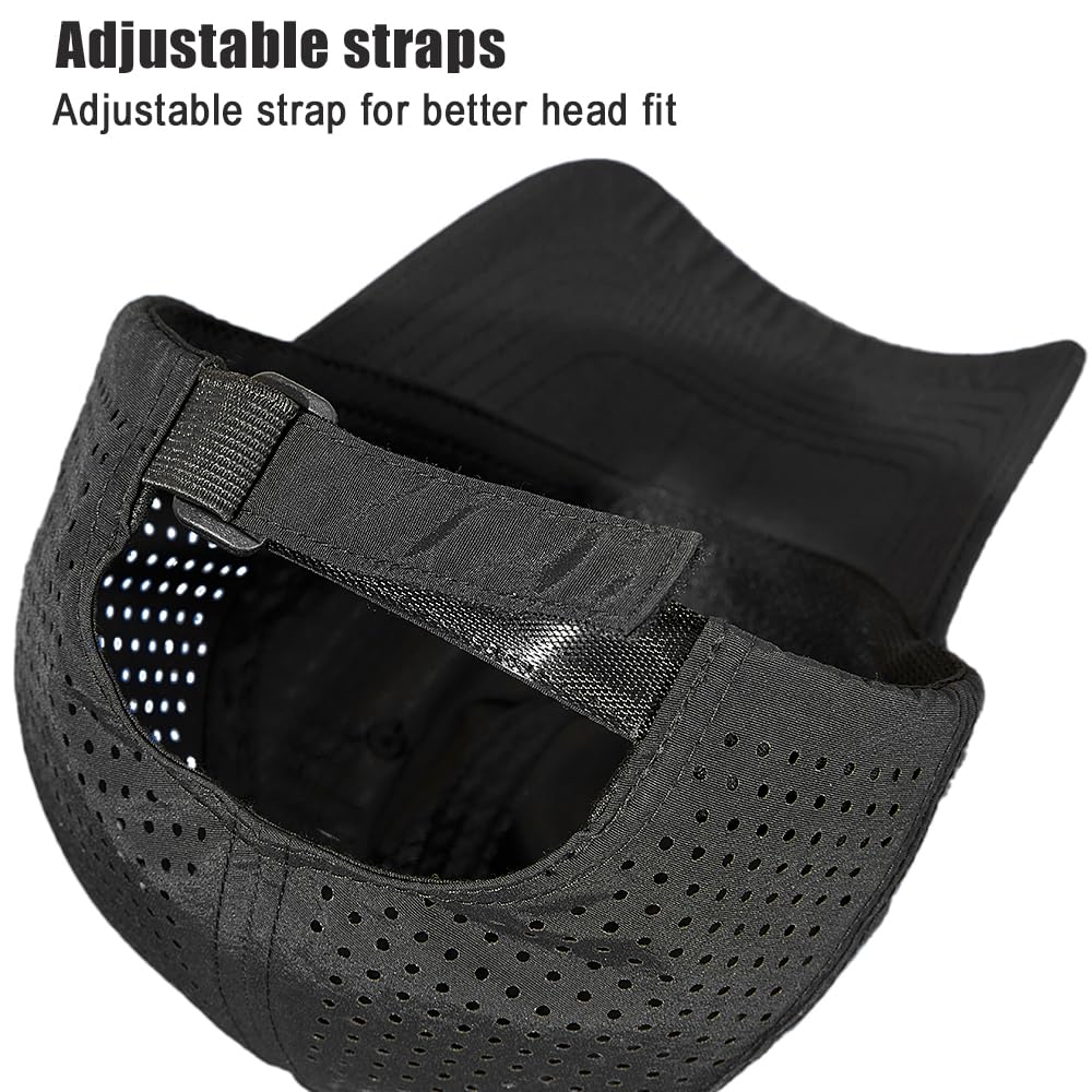 Men and Women's Quick Dry Adjustable Mesh UPF50+ Outdoor Sports Snapback Golf Hat
