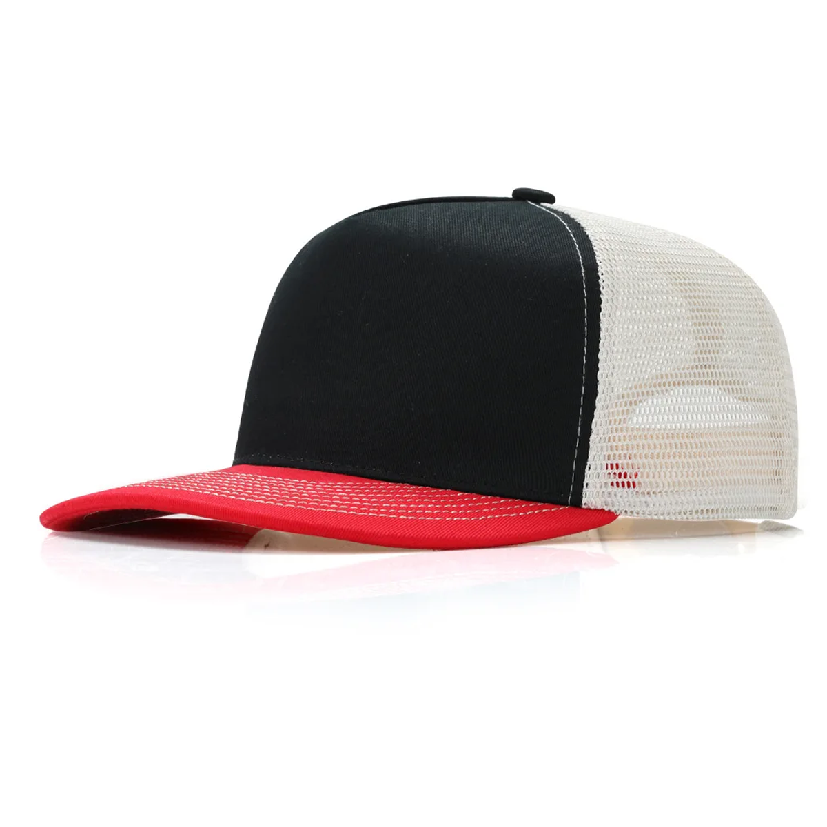 Spring/Summer Five-layer Hard Top Breathable Baseball Cap for Men Outdoor Sun Protection Trucker Mesh Caps Customized