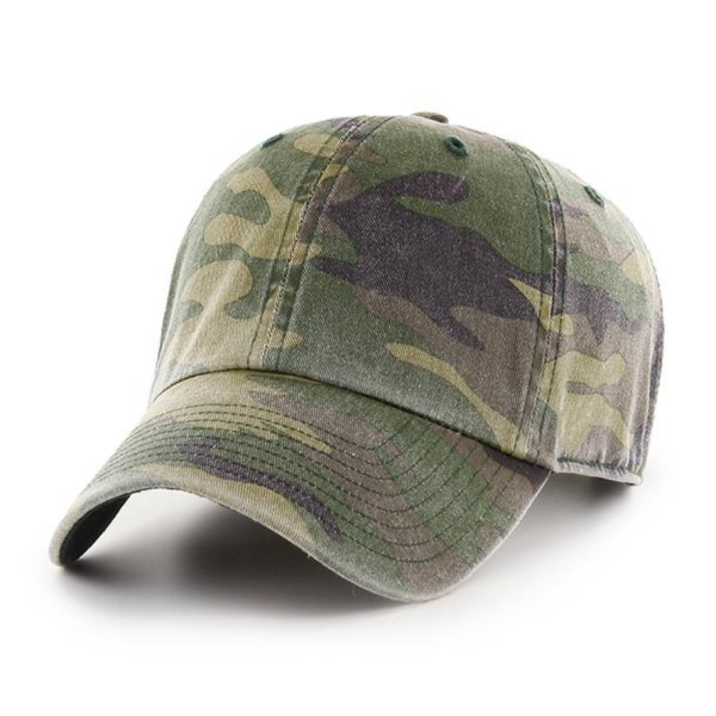Camouflage Washed Baseball Cap Vintage Distressed Dad Hat Adjustable Soft Cotton Outdoor Sun Hat for Men Women