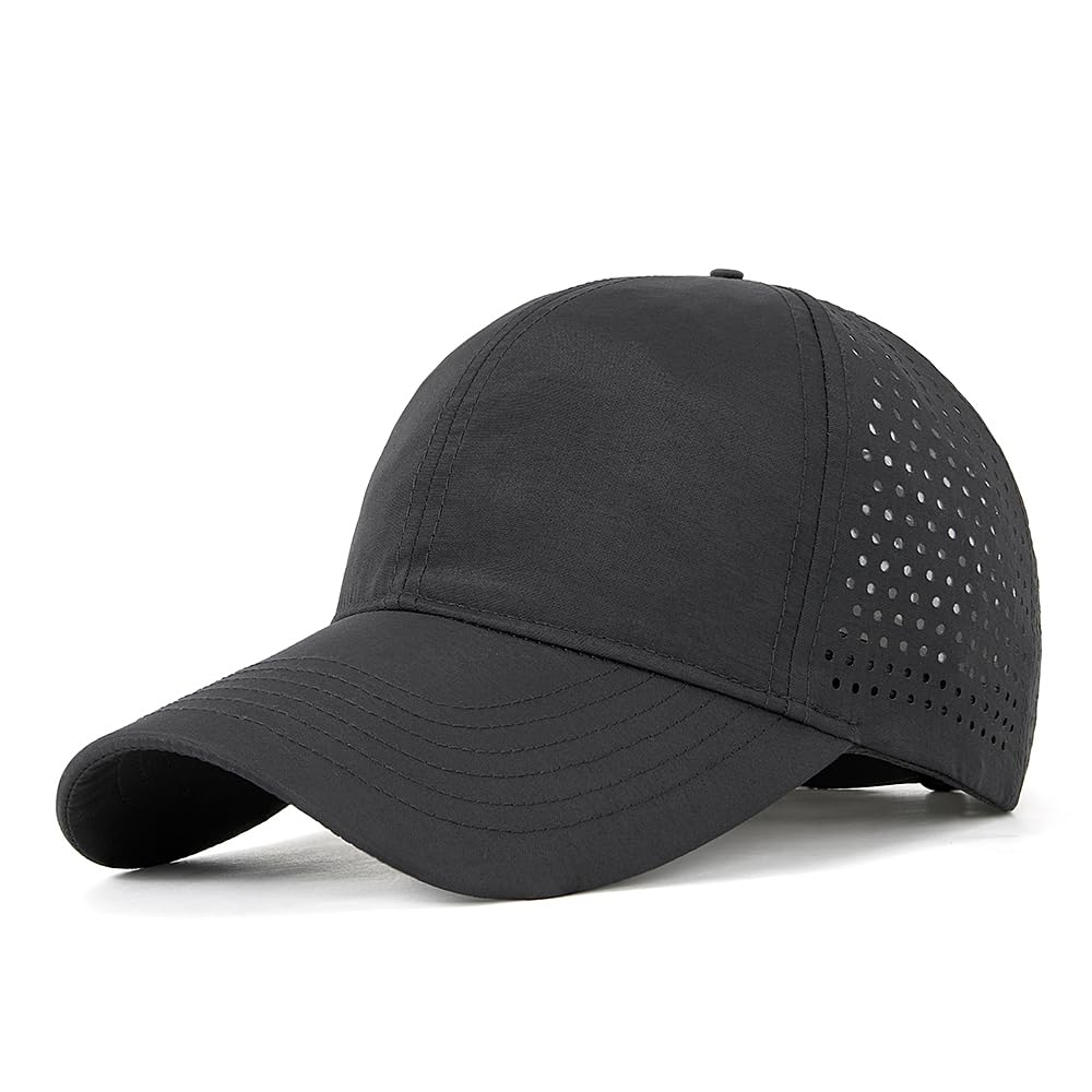 Men and Women's Quick Dry Adjustable Mesh UPF50+ Outdoor Sports Snapback Golf Hat