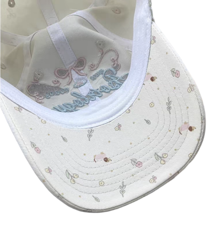 3D Embroidered Sporty Vintage Twill Common Baseball Cap Korean-Style Soft Top Adjustable Women's Casual Dad Hat