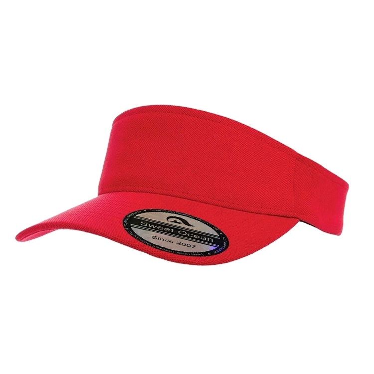 Cheap Custom Logo Unisex Sports Visor Sun Cap-100% Cotton Adjustable for Outdoor Daily Fishing Use