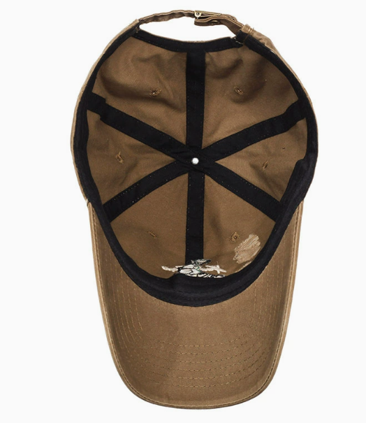 Embroidered Adjustable Wide-brimmed Baseball Cap-100% Cotton Cartoon Character Common Fabric