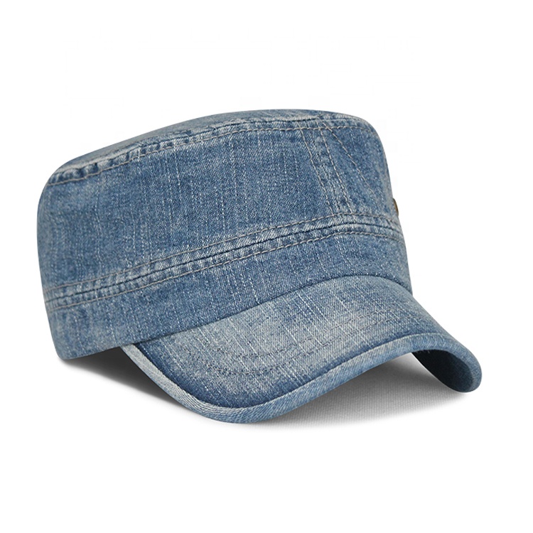 Hot Sale Character-Style Jeans Washed Caps for Outdoor Travel Casual Use for Cycling and Promotions