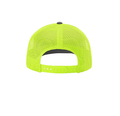 6-Panel Polyester/Cotton Adjustable Trucker Cap-Blank Outdoor Casual Hat