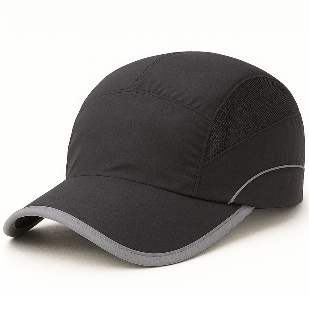 Custom Polyester Waterproof Mesh Sports Hat Baseball Cap Dry Fit Running Hat