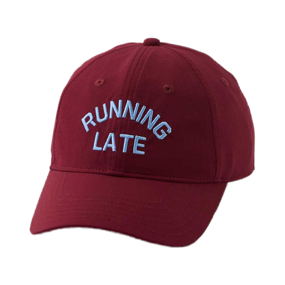 2026 Trending Burgundy Nylon High Quality Embroidered Dad Cap - Unisex Adjustable Curved Brim Baseball Hat, Light Weight Cap