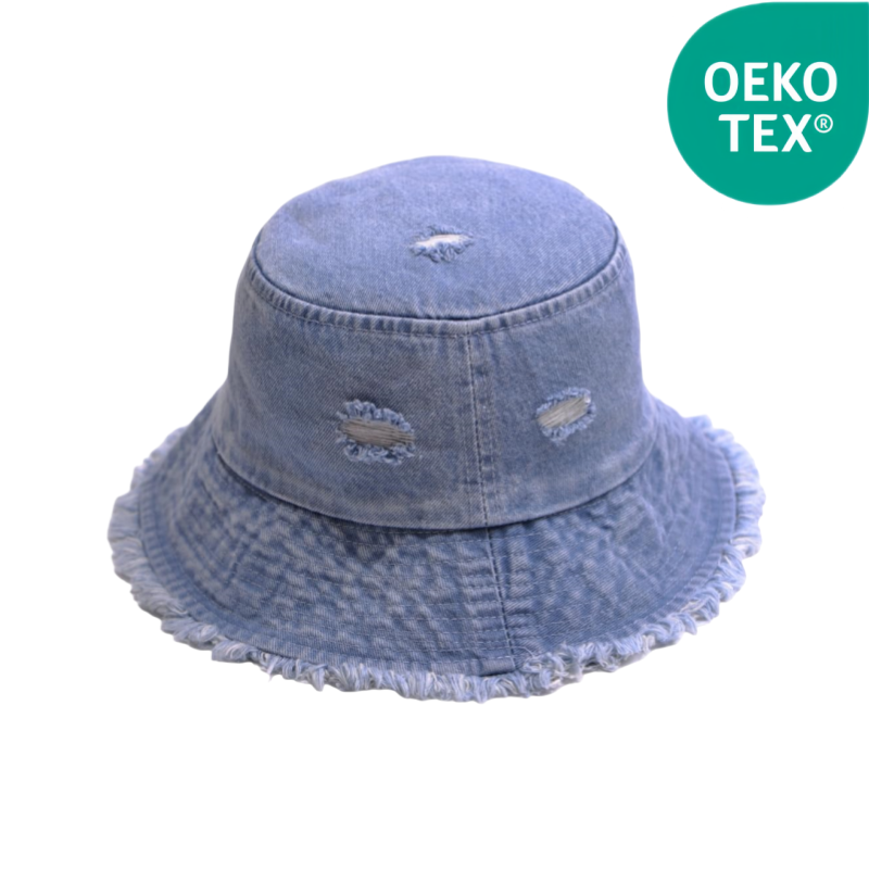 Custom Logo Outdoor Bucket Hat Wide Brim Fishing Hiking Cap Visor Washed Cotton for Summer & Winter Travel Wholesale