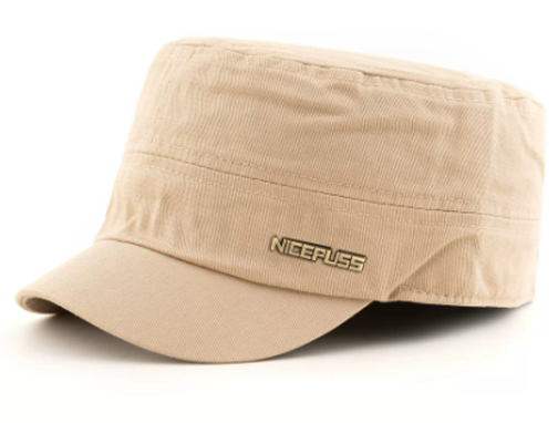 Short-brimmed Hat Man 2026 New Large Size Sealed Top Flat Cap