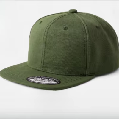 Two-Tone 100% Cotton Breathable Fashion Baseball Snapback Hat-Adjustable Flat Bill for Men