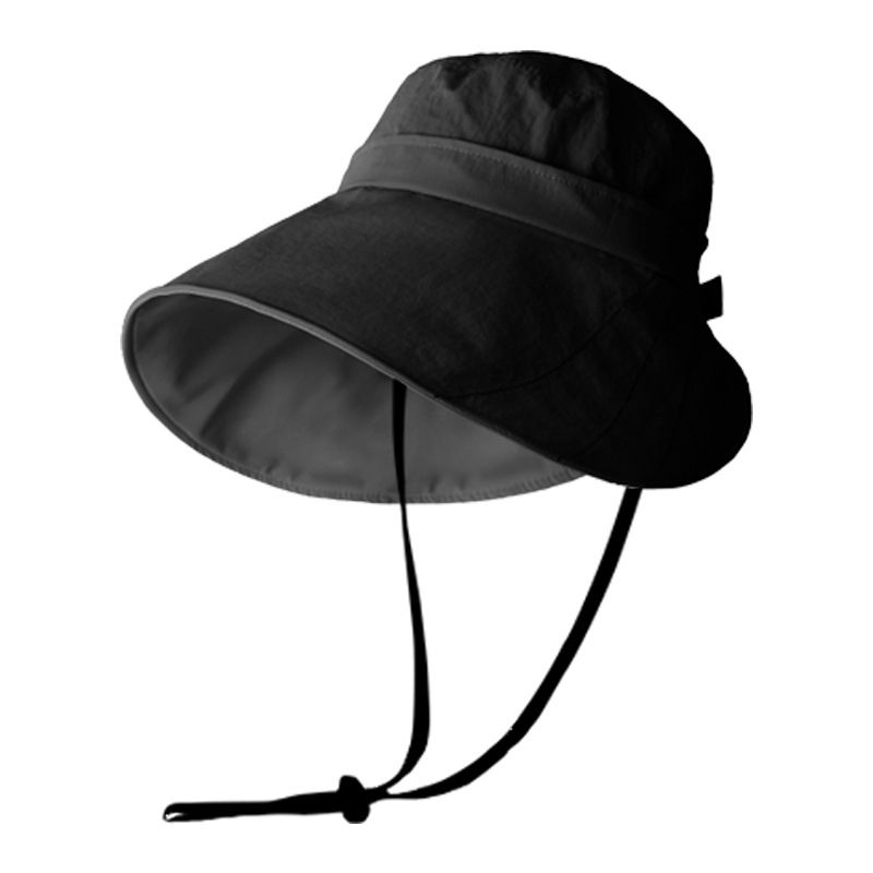 Extra Large Brim Ice Silk Double-Sided Fisherman Hat for Women Summer Sun Hat Outdoor UV Protection Sunscreen Quick-Drying