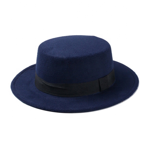 High Quality Custom Fedoral Wool Hat for  Fashion Golf Sun Visors Cap
