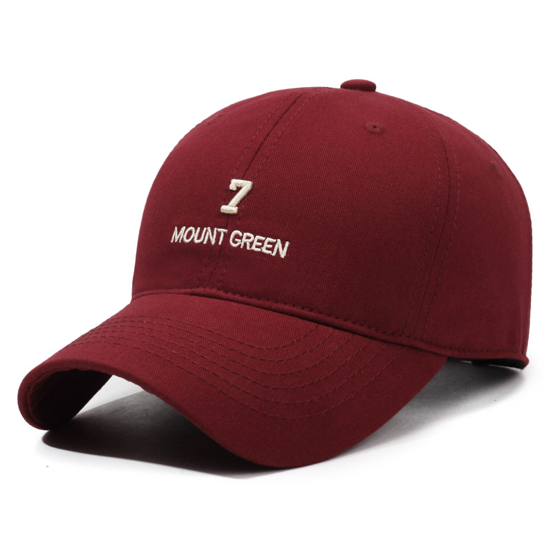 Spring and Autumn Men's Soft Top Baseball Cap - Outdoor Leisure Sun Protection Hat - Embroidered Digital Washed Baseball Cap