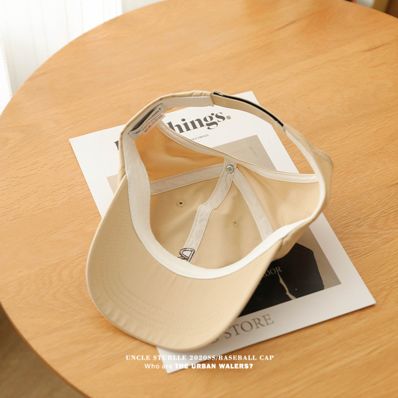 Summer Open-brim Baseball Cap for Women Suitable for Tying up a Ponytail for Outdoor Sports, Cycling and Sun protection