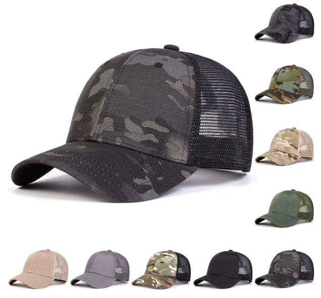Camouflage Baseball Cap for Men, Summer Breathable Design