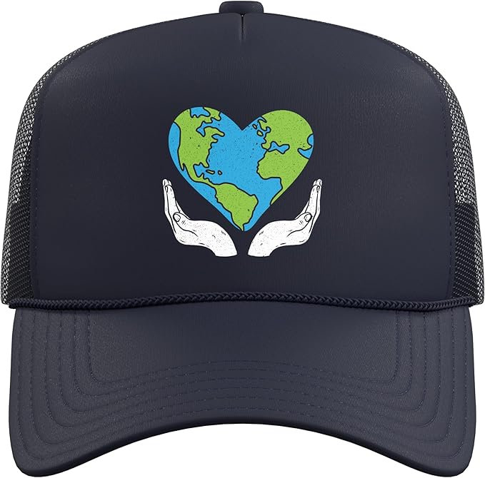 World Peace Kindness End Hate International Day of Peace Trucker Hat with Adjustable Mesh Back