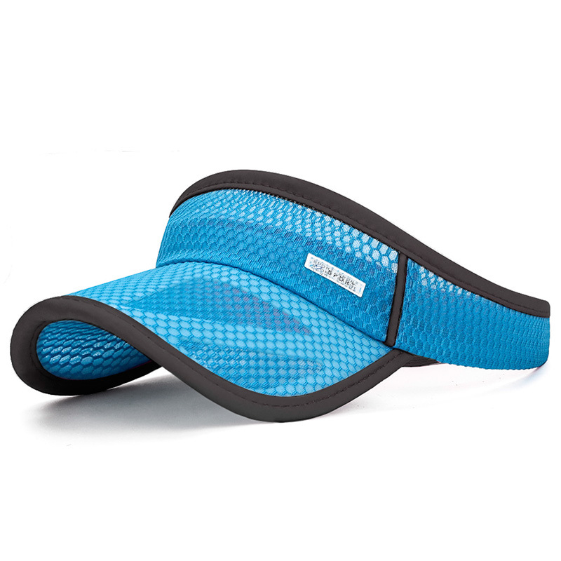 Unisex Sun Hat with Open Top & Sun-Protective Net Fabric for Sports & Outdoor Use