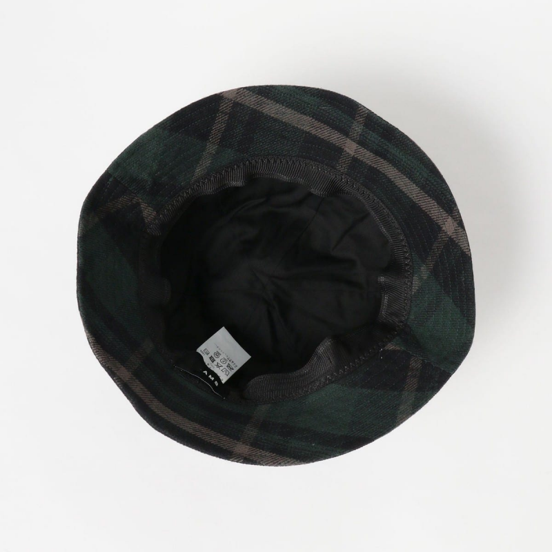2026 Spring Festival High-Quality Cotton Bell-Shaped Checkered Casual Minimalist Bucket Hat