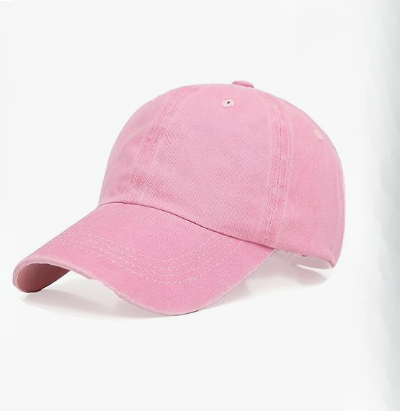 Vintage Washed Distressed Cotton Twill Baseball Cap Sporty Unstructured Low Profile Dad Hat Common Fabric for Casual Streetwear