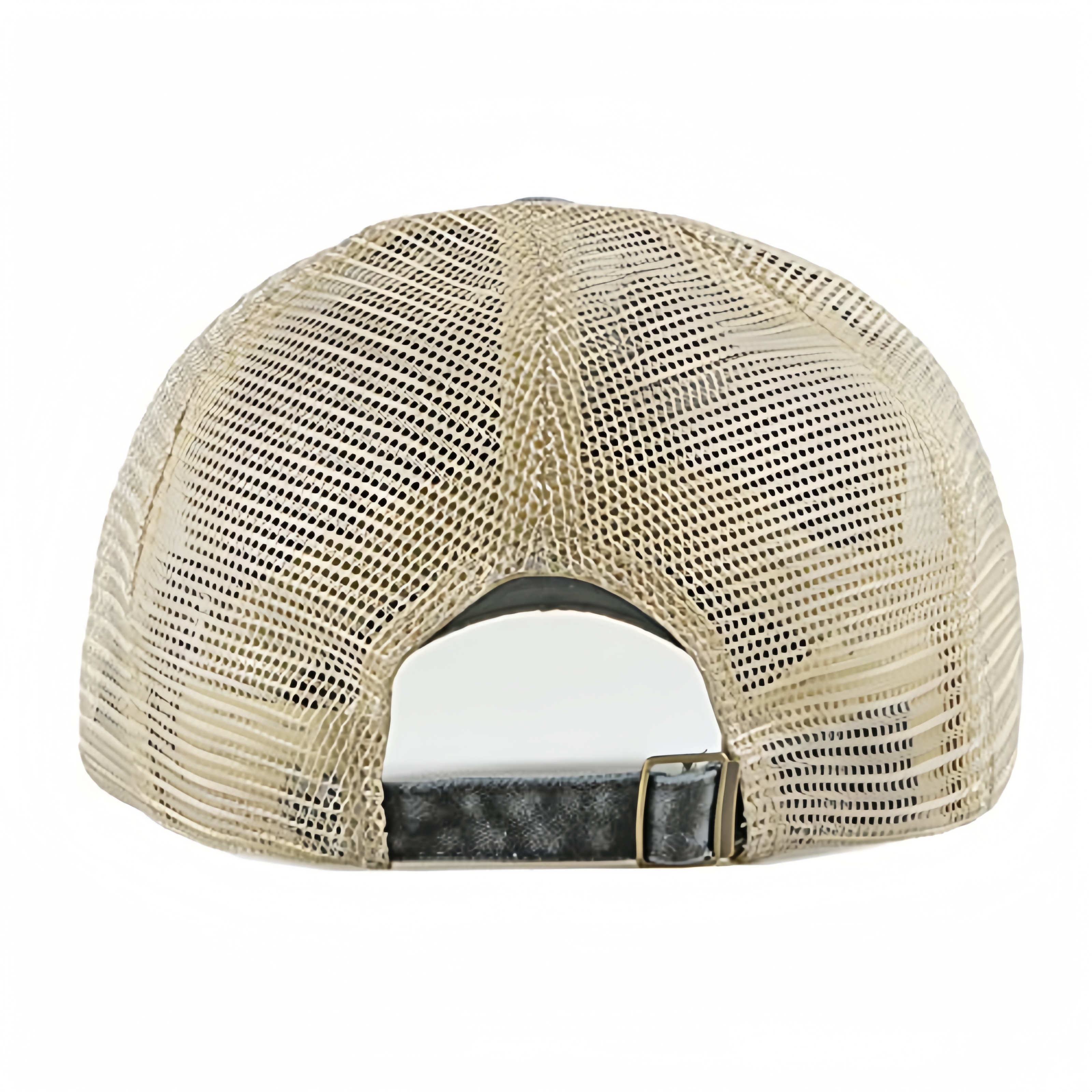 Vintage Washed Cotton Mesh Back Trucker Hat With Adjustable Strap for Outdoor Sports and Daily Casual Wear