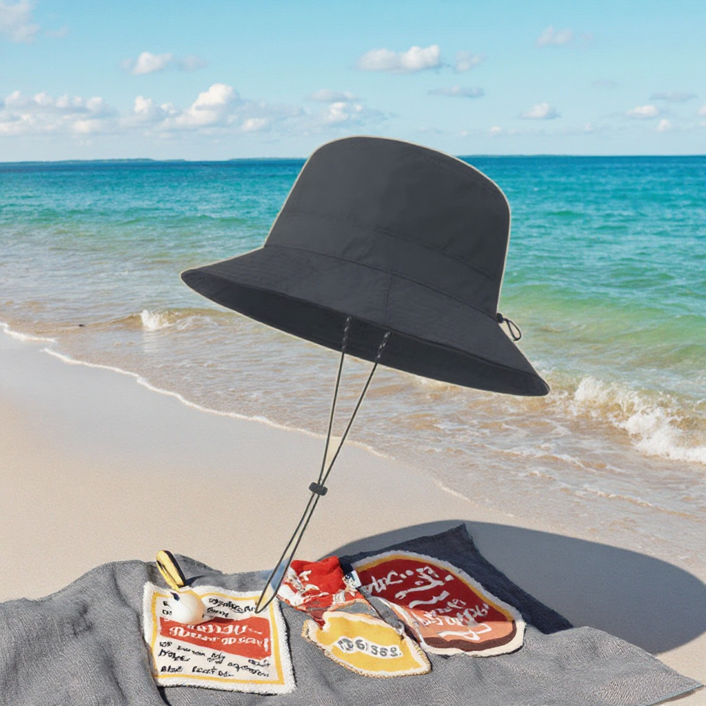 Custom High Quality Adjustable Unisex Waterproof Bucket Hat with Fashionable Casual Sunshade Beach