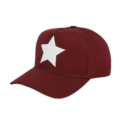 OEM Custom Star Embroidered Formal Baseball Cap 100% Cotton Canvas Adjustable Outdoor Hat Common Fabric for Promotional Gifts