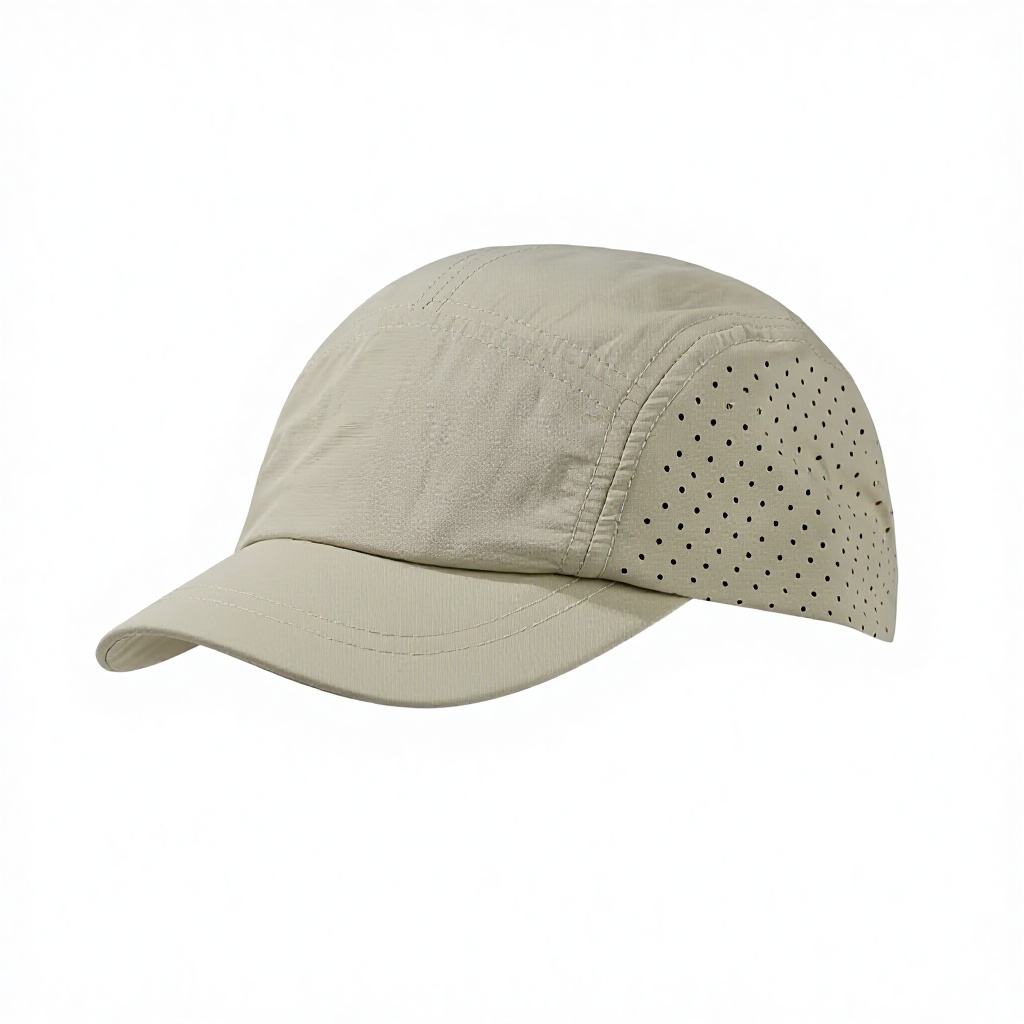 High Quality 5-Panel Sublimated Printed Polyester Satin Baseball Hat with Silver Copper Buckle Closure
