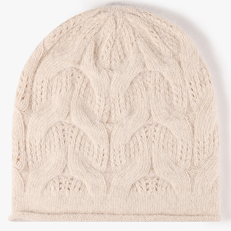 2025 New Fall/Winter Retro Rolled up Warm Knitted Hat  Japanese-style Cool Hat