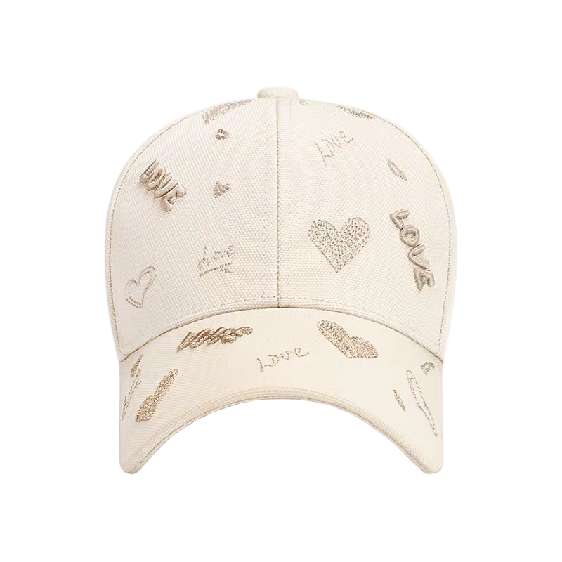 3D Embroidery Twill Baseball Cap Soft Adjustable Casual Street Style Sporty Sun Hat Unisex Fashionable