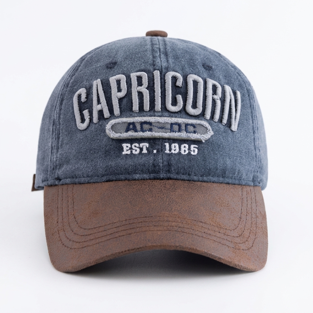 American Style Hat - Retro Color-matched Soft-top Baseball Cap