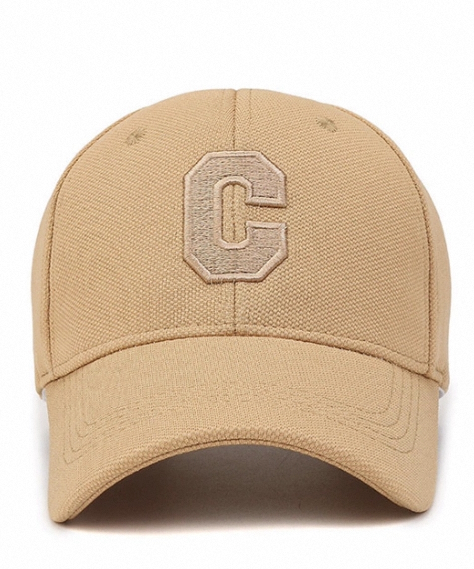 2026 New Style Khaki Twill Street Style Common 3D Embroidery Logo Baseball Cap Unisex Adjustable Metal Buckle Dad Hat