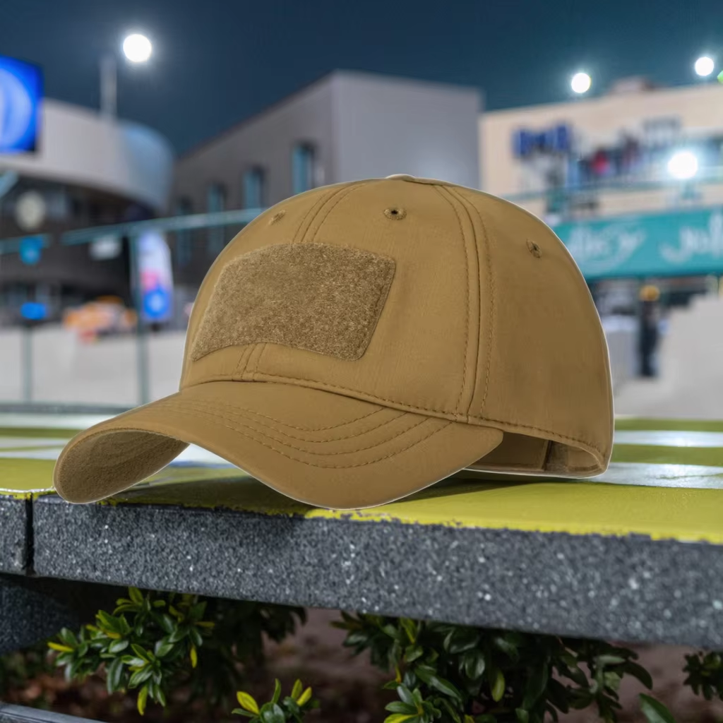 Custom Logo 6-Panel Curved Brim Baseball Cap Hat with Hand Embroidery Puff Printing Common Fabric Feature