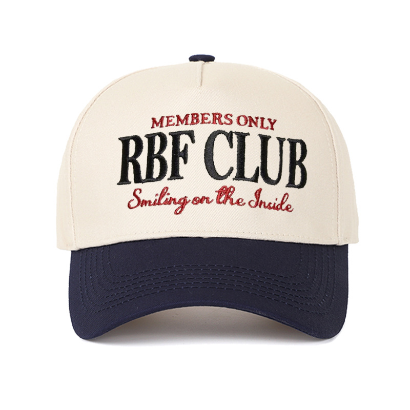 Colorful Patchwork Baseball Cap for Truck Drivers Embroidered for Men and Women Retro Style Hat