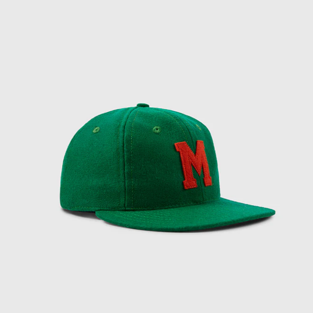 Hot Sale 6-Panel Unstructured Micro-Curved Wool Baseball Cap Snapback Caps