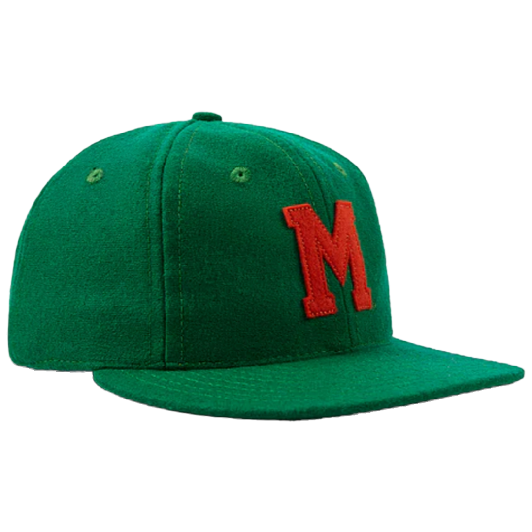Hot Sale 6-Panel Unstructured Micro-Curved Wool Baseball Cap Snapback Caps