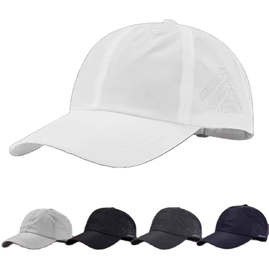 Custom Unisex UPF 50 Water Resistant Breathable 6 Panel Unstructured Golfs Sports Baseball Cap Hat With Curved Bill