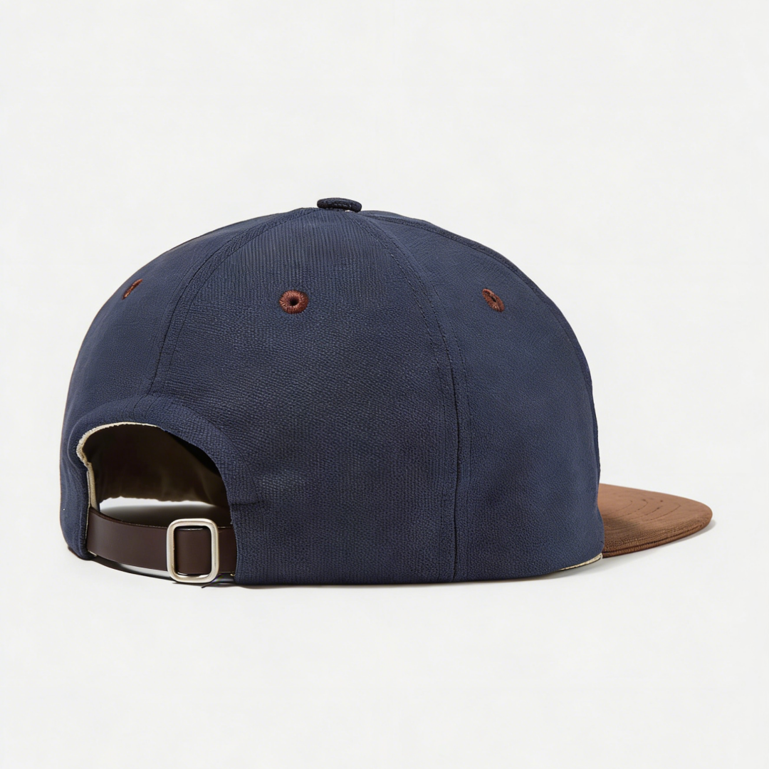 Custom Embroidery 3D Logo Embroidered Unisex Denim Performance Cap Two Tone Flat Brim Customize Your Own Design Snapback Hat