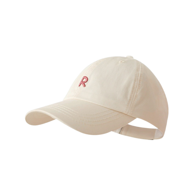 Summer Open-brim Baseball Cap for Women Suitable for Tying up a Ponytail for Outdoor Sports, Cycling and Sun protection