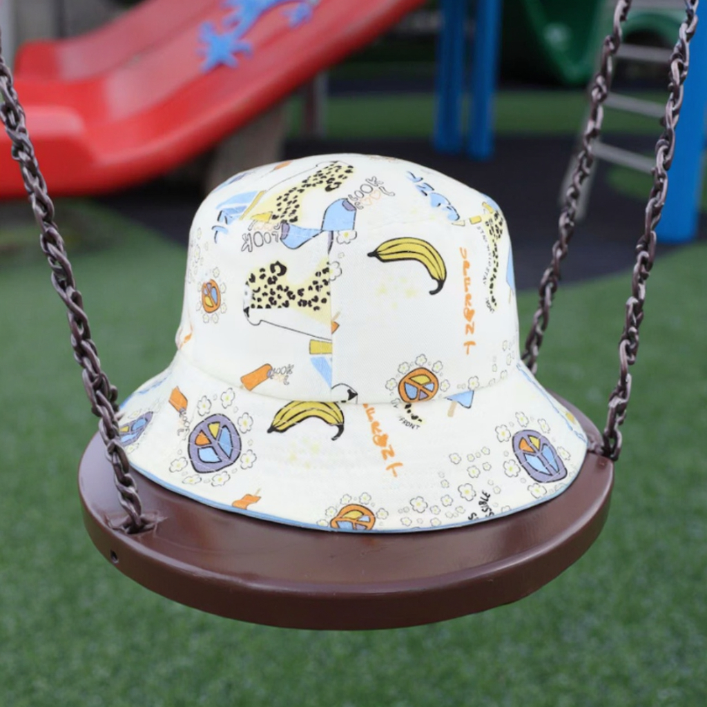 Wholesale High Quality Bucket Hat Sports Sun Hat for Ladies Kids Custom Cartoon Pattern Casual Scene