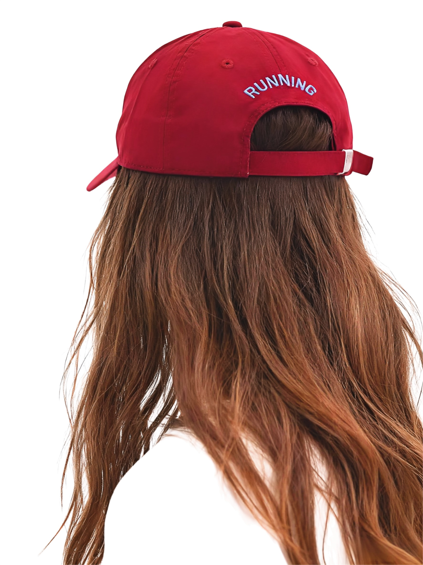 2026 Trending Burgundy Nylon High Quality Embroidered Dad Cap - Unisex Adjustable Curved Brim Baseball Hat, Light Weight Cap