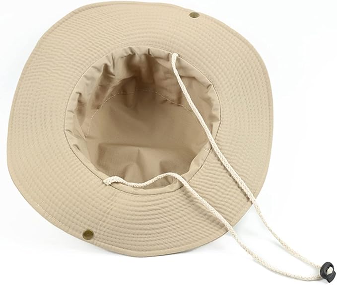 Summer Fishing Hat with Wide Brim for Sun protection and Casual Wear. Foldable Camouflage Hat for Outdoor Work with a Wide Brim