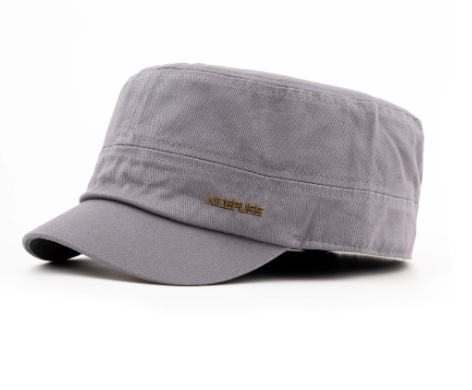 Short-brimmed Hat Man 2026 New Large Size Sealed Top Flat Cap