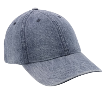 2026 New Washed Denim Cotton 6-Panel Adjustable American Sporty Outdoor Baseball Cap