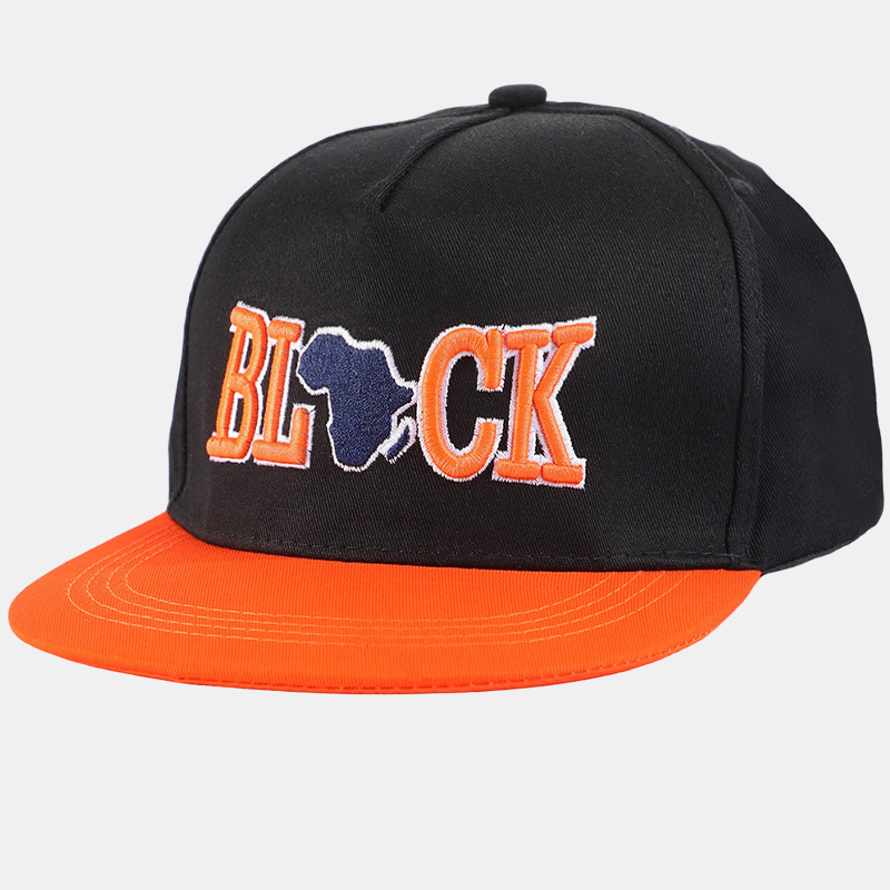 Embroidered Baseball Cap with a Hard Top and Hip-hop Style American Fedora Cap