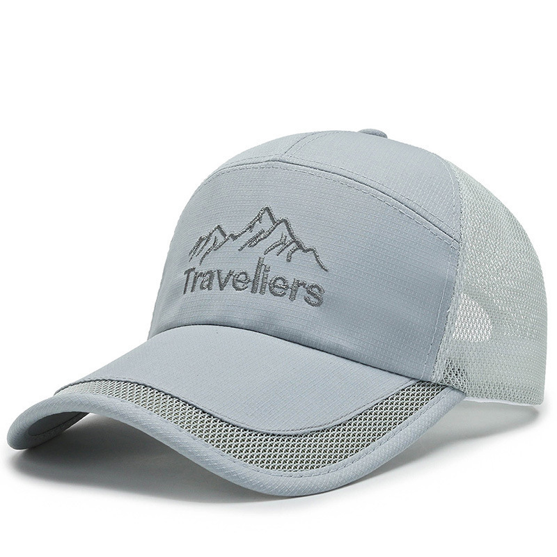 New Best-selling Sun Protection Summer Hat Outdoor Casual Trucker Mesh Caps Mesh Fabric Adjustable