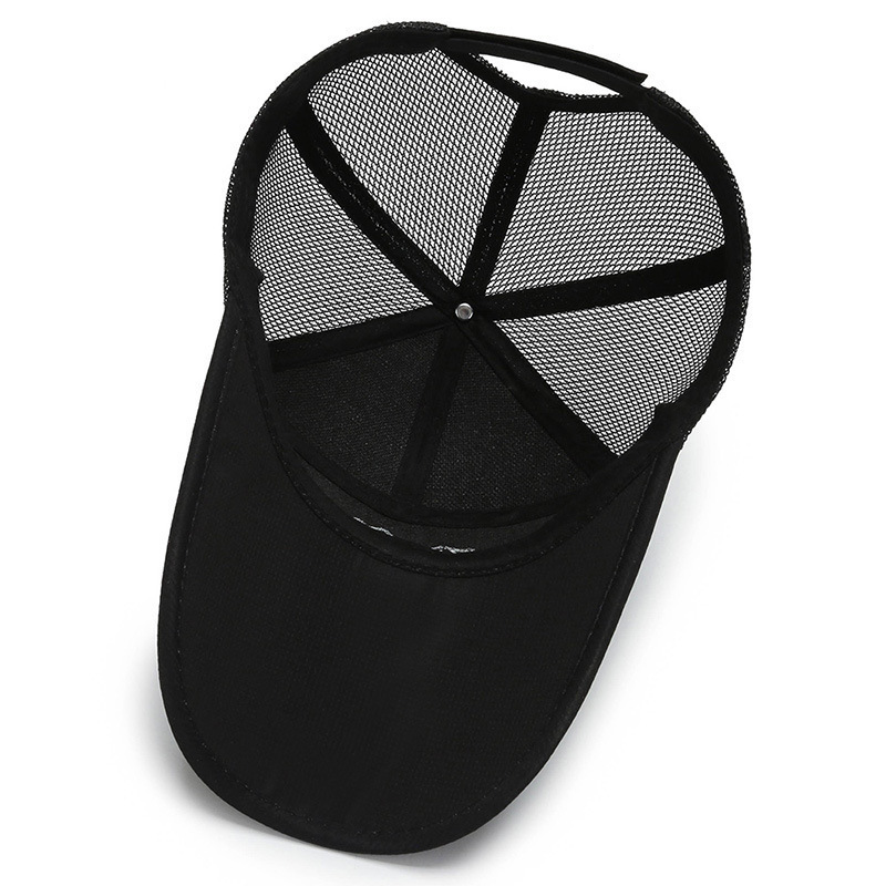 New Best-selling Sun Protection Summer Hat Outdoor Casual Trucker Mesh Caps Mesh Fabric Adjustable